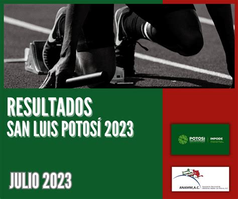 Resultados Del Campeonato Nacional Master San Luis Potosí 2023 ANAMM