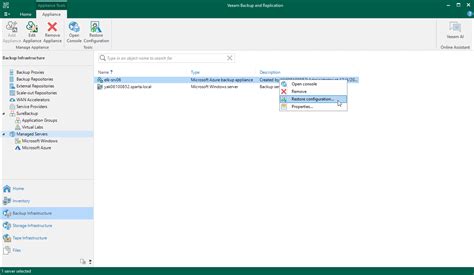 Step 1 Launch Configuration Restore Wizard Veeam Backup For