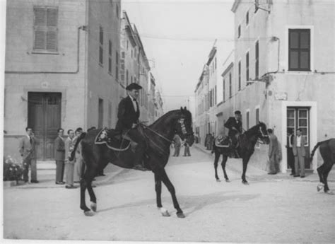 Menorca IMATGES DEN PRIMER Ciutadella Sant Joan Anys 1957 1958