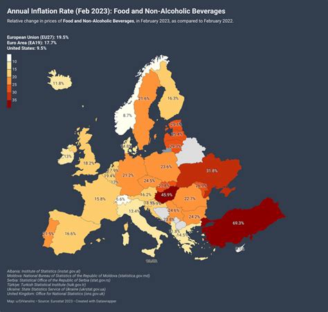 Annual Inflation Rate (Feb 2023): Food and Non-Alcoholic Beverages : r ...