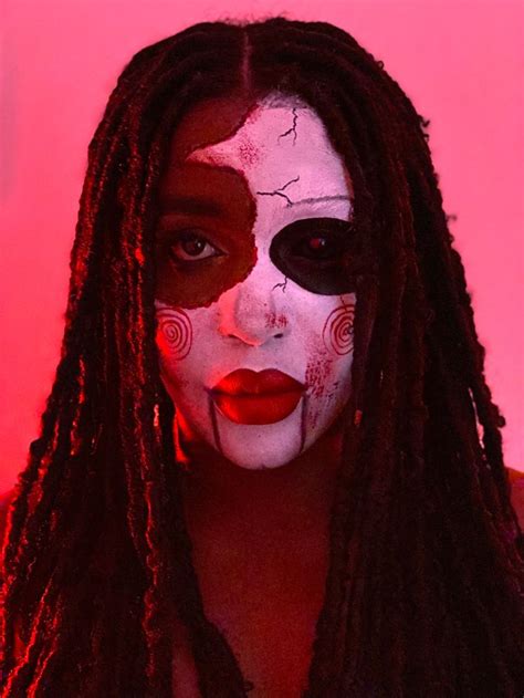 Jigsaw Makeup Jigsaw Halloween Horror Makeup Black Girl Halloween