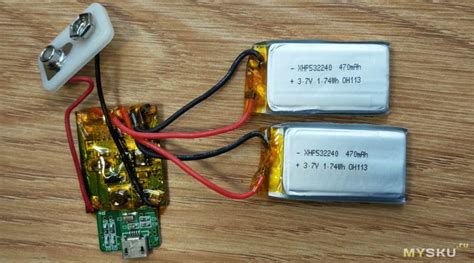 Фото и тестирование аккумулятора типа крона 9V с зарядным устройством ...