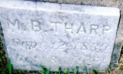 Moses Birdwell Tharp 1839 1924 Find A Grave Gedenkplek