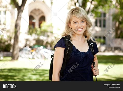 Happy Young College Image And Photo Free Trial Bigstock