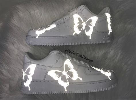 Benutzerdefinierte Nike Air Force 1 Reflektierende 3M Etsy