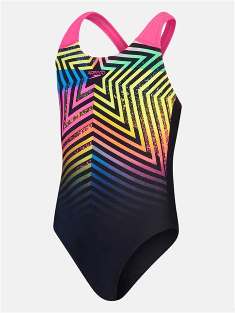 Speedo Girls Digital Placement Splashback Costumi Nuoto Nencini Sport