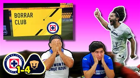 Suban El Partido Al Youtube Amarillo Cruz Azul Vs Pumas Reacciones