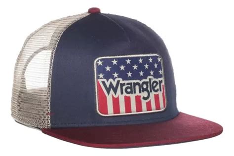 Gorra Cachucha Ajustable Original Usa Wrangler Azul Outdoor Meses Sin