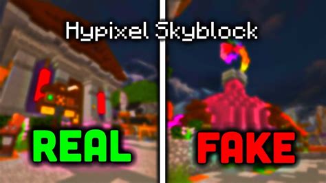 We Played FAKE Hypixel Skyblock Servers Ft My Sister YouTube