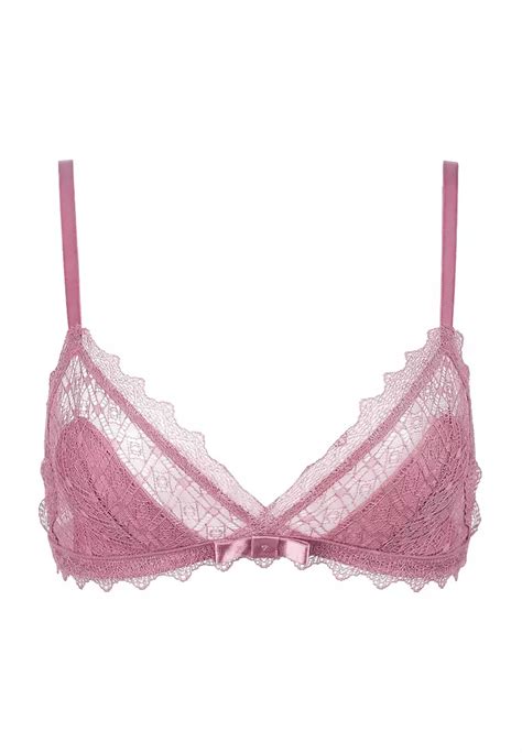 Buy Dear Eve Lingerie Romana Pink Lace Bralette 2023 Online ZALORA