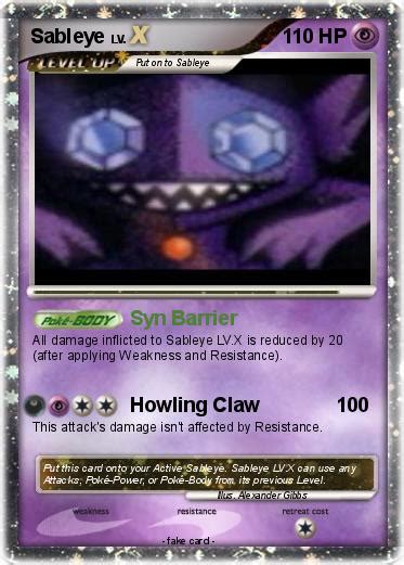 Pokémon Sableye 44 44 - Syn Barrier - My Pokemon Card