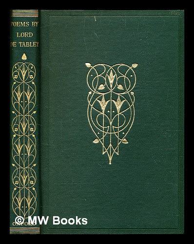 Select Poems Of Lord De Tabley Edited By John Drinkwater By Warren