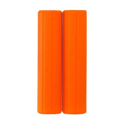 Esi Grips Ribbed Chunky Handlebar Grips Orange Bike24