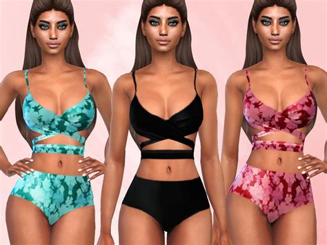 The Sims Resource Summer Two Piece Bikini Set