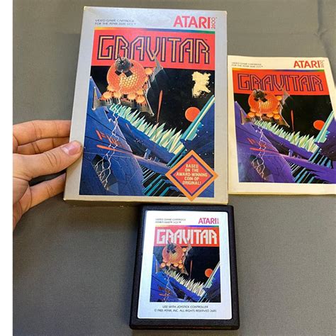 At Auction Atari 2600 Gravitar Silver Box Edition CIB Complete In