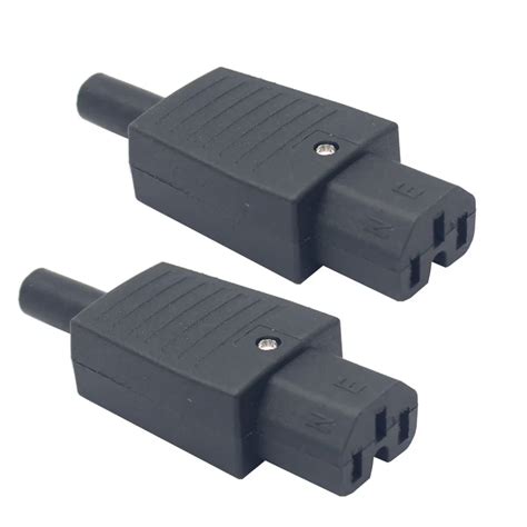 Iec Connectors Iec 320 C14 Detachable Rewireable Power Adapter 3 Pin Male Power Connector Buy