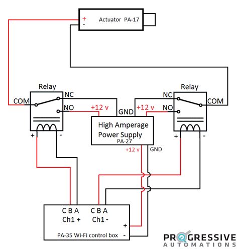 Warner Linear Actuator Wiring Diagram