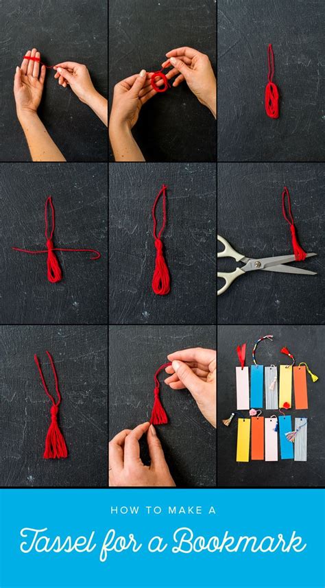 Diy bookmark tassels – Artofit