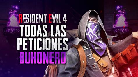 Resident Evil 4 Remake Todas Las Peticiones Del Buhonero Logro