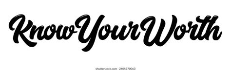 worth text  white stock vector royalty