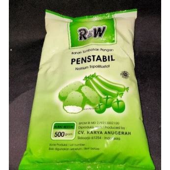 Jual PENSTABIL PENGENYAL Bakso Mie 500gr RAJAWALI R W Shopee Indonesia