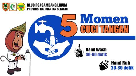 5 Moments For Hand Hygiene 5 Momen Cuci Tangan YouTube