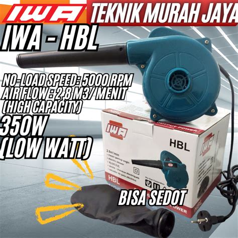 Jual IWA HBL Hand Blower Keong Electric Mesin Peniup Hisap Udara