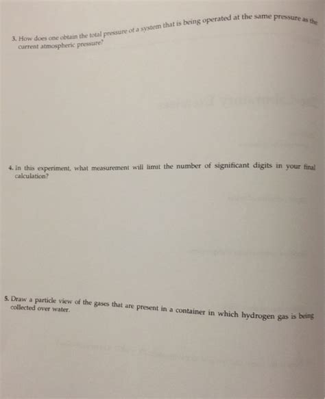 Solved How does one obtain the total pressure of a system | Chegg.com