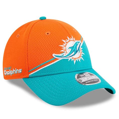 Miami Dolphins 2023 NFL Sideline New Era 9FORTY Adjustable Hat