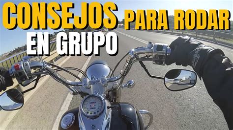 CONSEJOS para RODAR en GRUPO en moto SEÑALES MOTERAS y QUÉ NO HACER