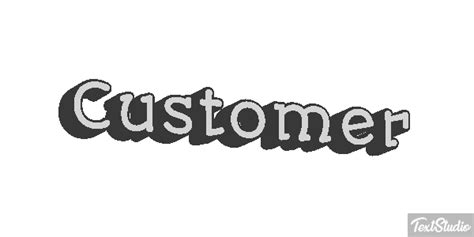 Customer Word Animated GIF Logo Designs