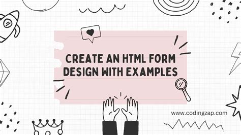 Create An HTML Form Design With Examples - Codingzap