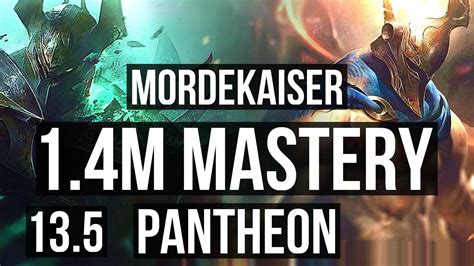 Mordekaiser Vs Pantheon Top 7 Solo Kills 1 4m Mastery 18 5 11