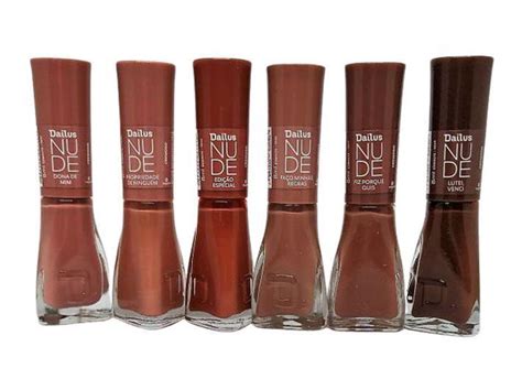 Kit Esmalte Dailus Coleção Nude Und Esmalte Magazine Luiza