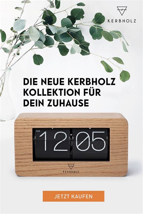 FLIP CLOKK Wohnaccessoires Zuhause Holz