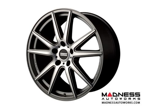 Jaguar Xj Custom Wheels By Fondmetal Matte Titanium Machined