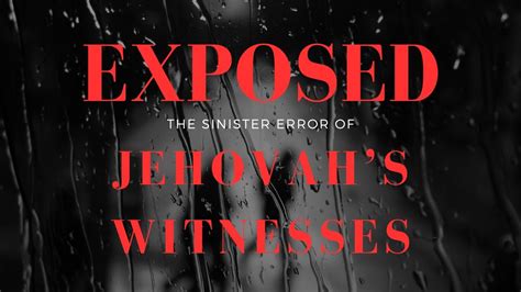 Unmasking The Shadows Exposing The Jehovah S Witnesses Belief System