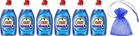 Fairy Antibacterial Washing Up Liquid With Eucalyptus Extract 6Pk 6 X