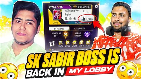 Real Sk Sabir Boss In My Lobby Breaking 38 Winning Streak Of Huzzai