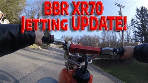 Honda XR70 88cc BBR Kit UPDATE After Re Jetting The Carburetor YouTube