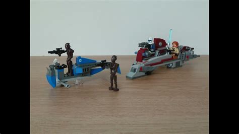 Lego Lego Star Wars Barc Speeder With Sidecar Youtube