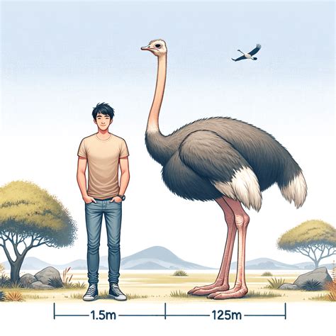ostrich  human key differences explained