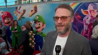 The Super Mario Bros. Movie: Seth Rogen "Donkey Kong" Red Carpet ...