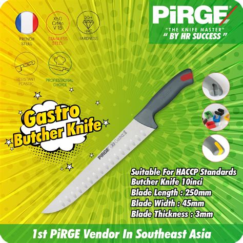 Pirge Gastro Butcher Knife Hollow Shopee Malaysia