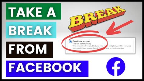 How To Take A Break From Facebook In Youtube