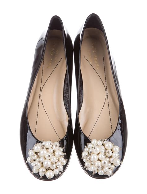 Kate Spade New York Embellished Round Toe Flats Shoes Wka59880 The Realreal