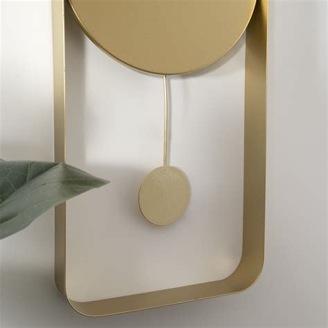 Modern Gold Metal Wall Clock - Etsy