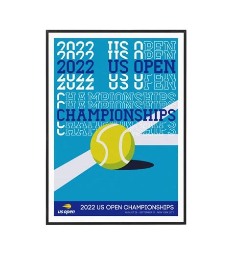 Open Digital Gallery US Open 2022 Fine Art Print Yüksek Kalite Poster