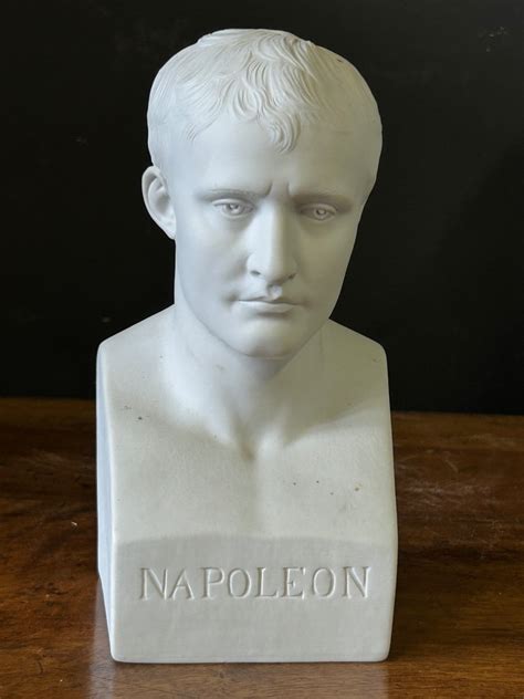 Proantic Buste De Napoléon Bonaparte Empereur En Biscuit De Porcelai