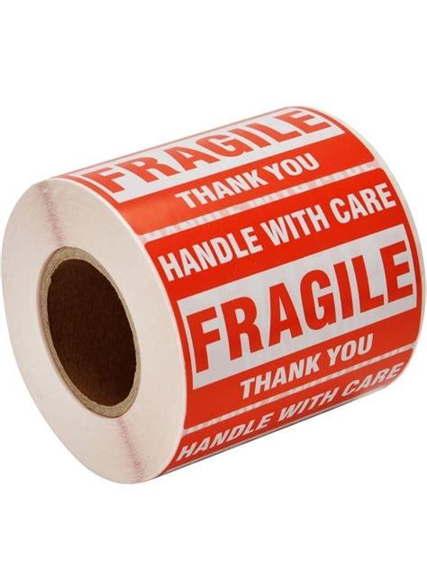 Fragile Handle With Care 2x3 Labels 500 Labels Ebay